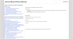 Desktop Screenshot of policy-manual.bvcps.net