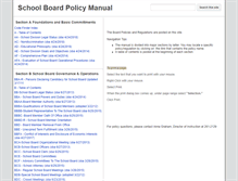 Tablet Screenshot of policy-manual.bvcps.net